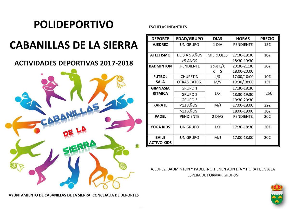 Actividades 2017 2018