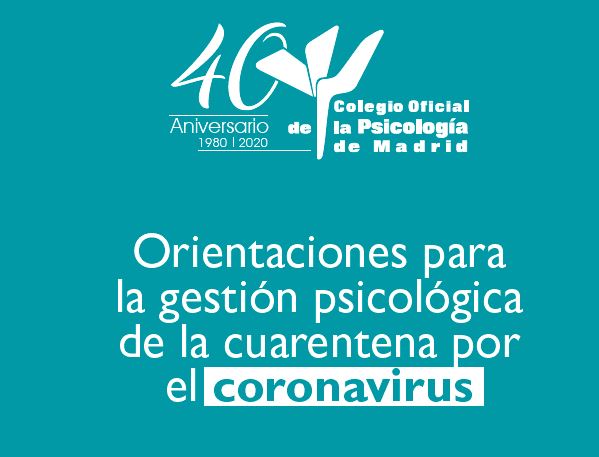 orientaciones cop cuarentena coronavirus