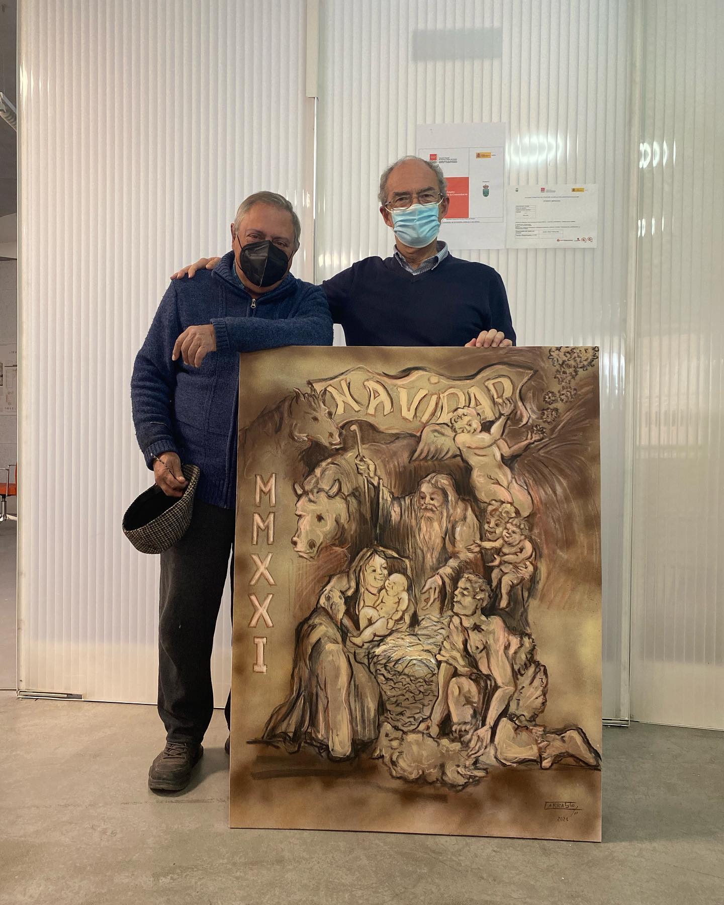 donacion cuadro portal de belen