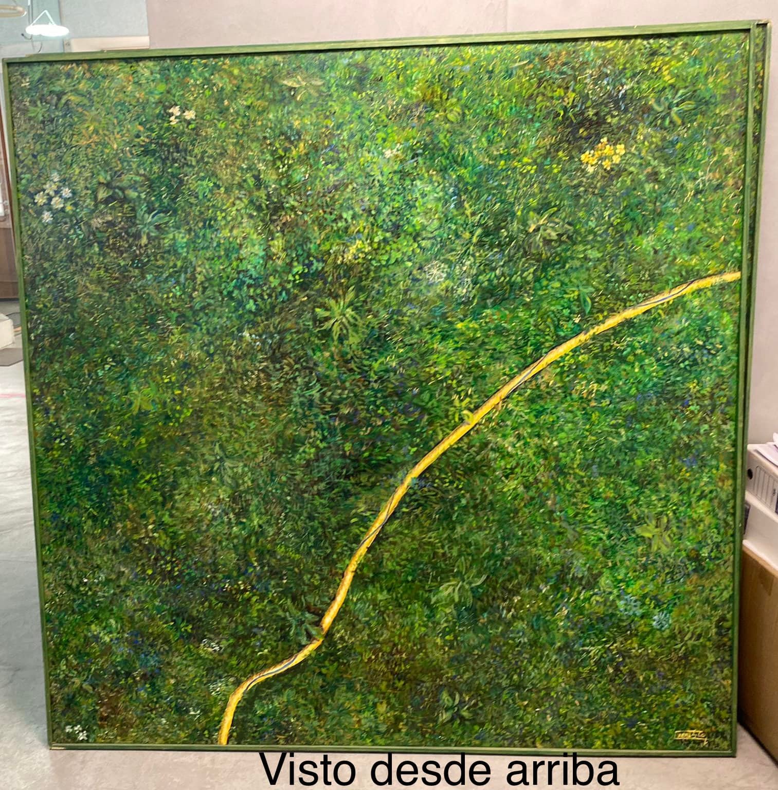 Visto desde arriba I  (óleo sobre tela ,162x162)