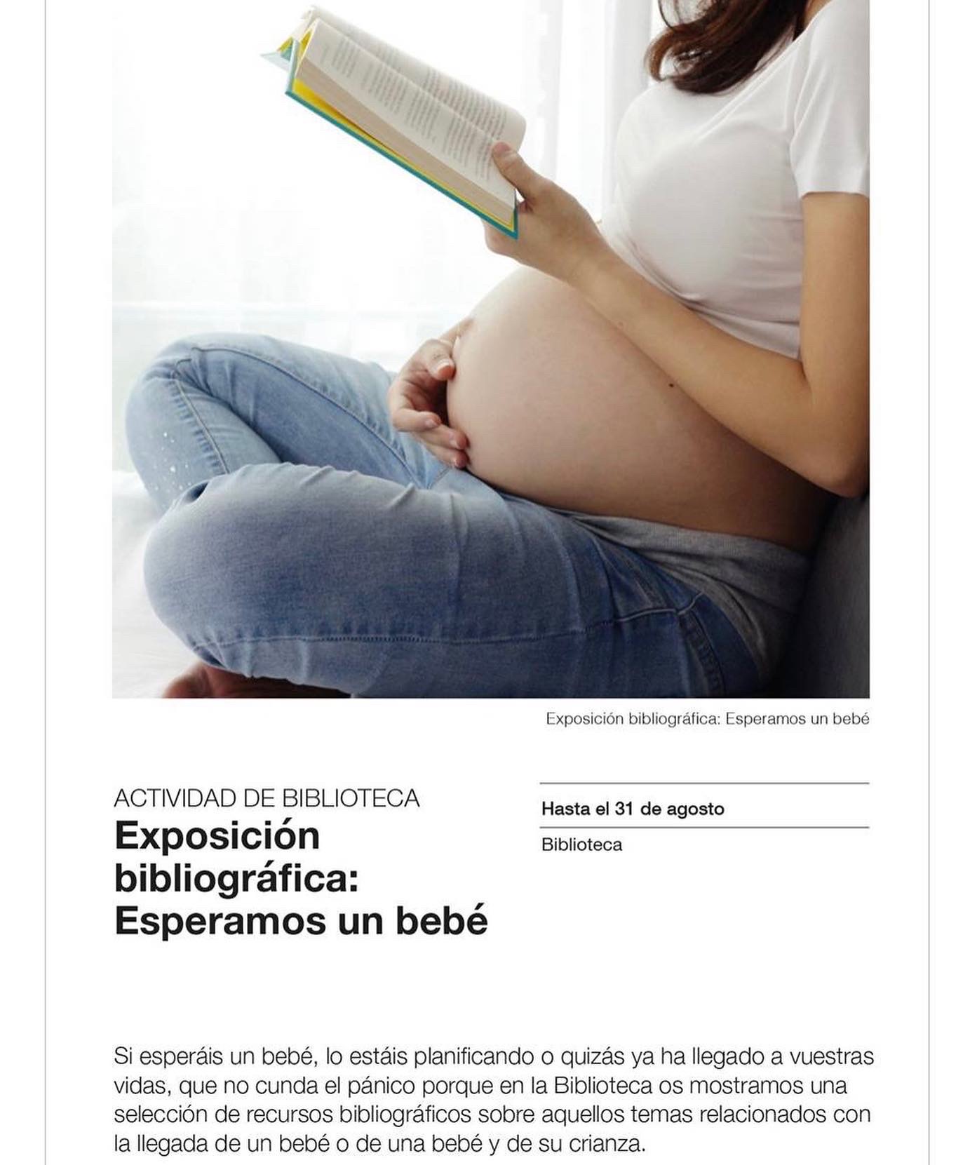Exposición bibliográfica: esperamos un bebé