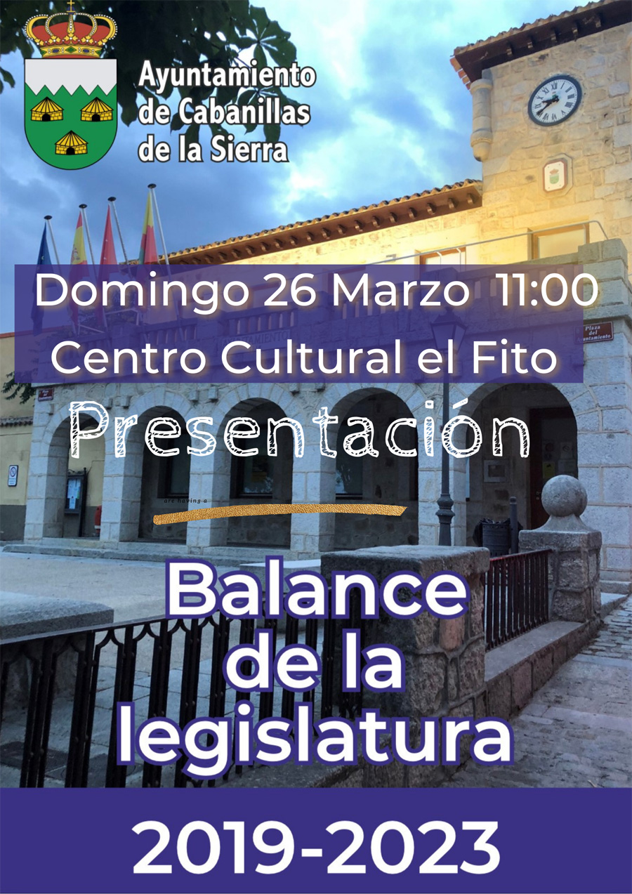 balance legislatura 2019 20