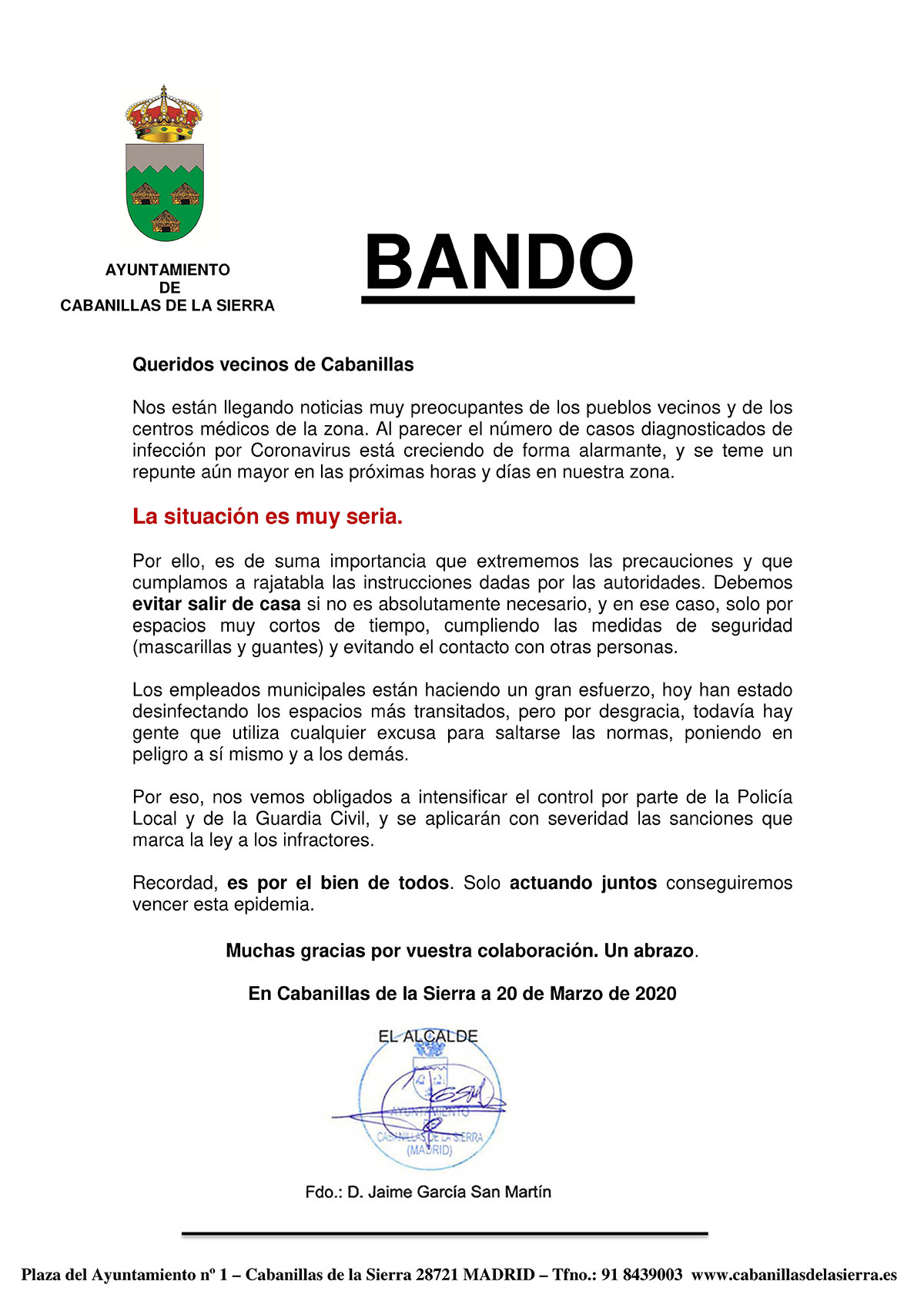 Bando Urgente 