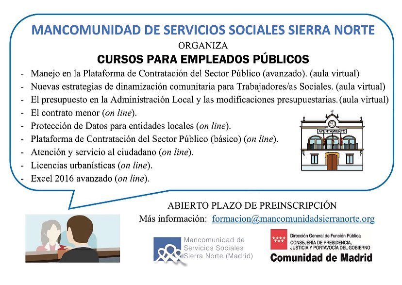 MSSSN cursos empleados publicos