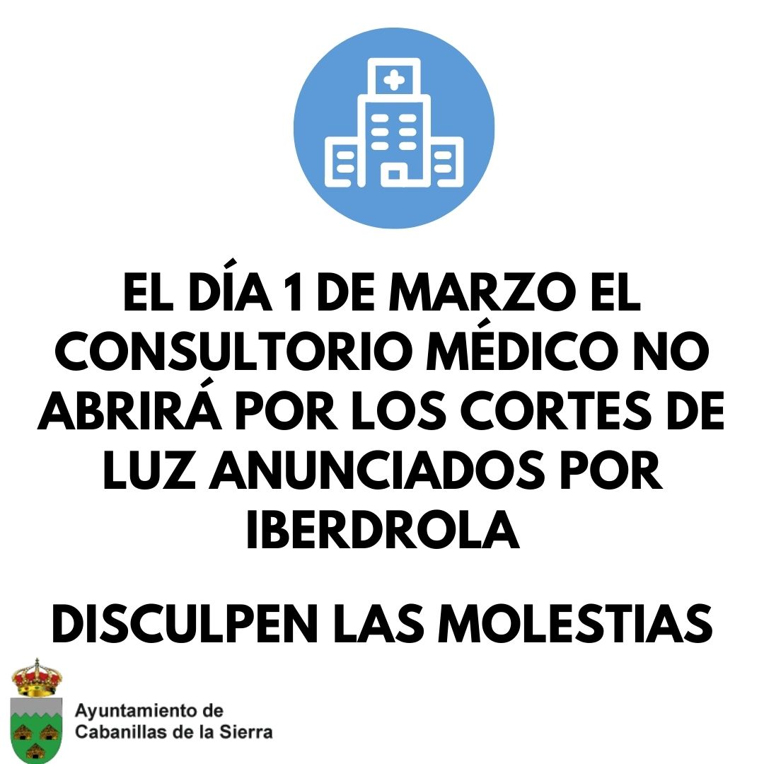 consultorio médico no abrirá 