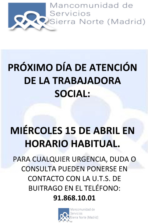 trabajadora social abril 2026