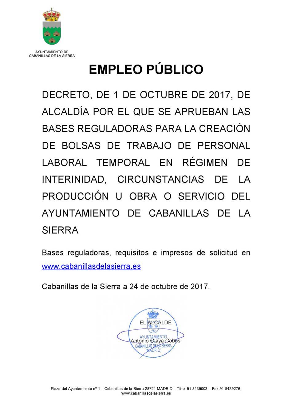 Bando empleo