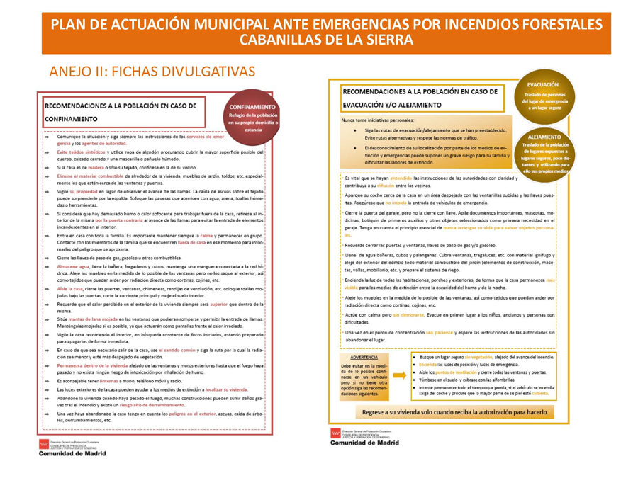 PLAN DE ACTUACIÓN MUNICIPAL EMERGENCIAS INCENDIOS FORESTALES