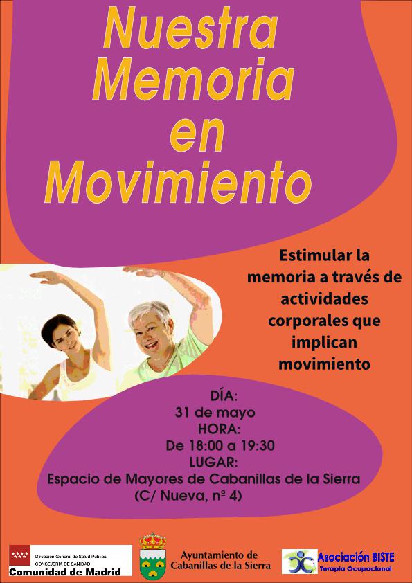 Cartel Cabanillas Nuestra memoria en movimiento