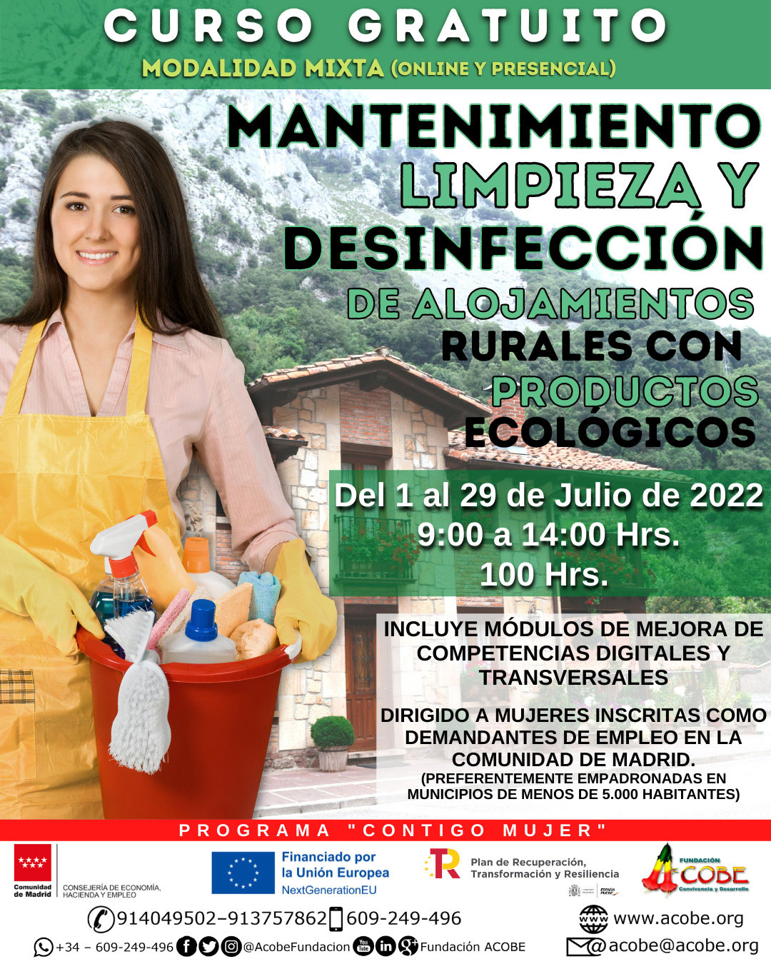 Curso de Limpieza de alojamientos rurales