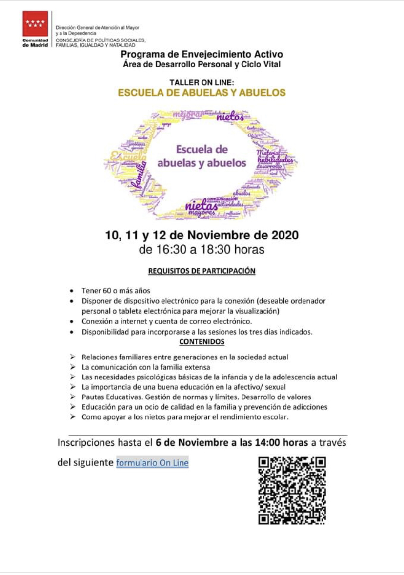 taller online ecuela de abuelos