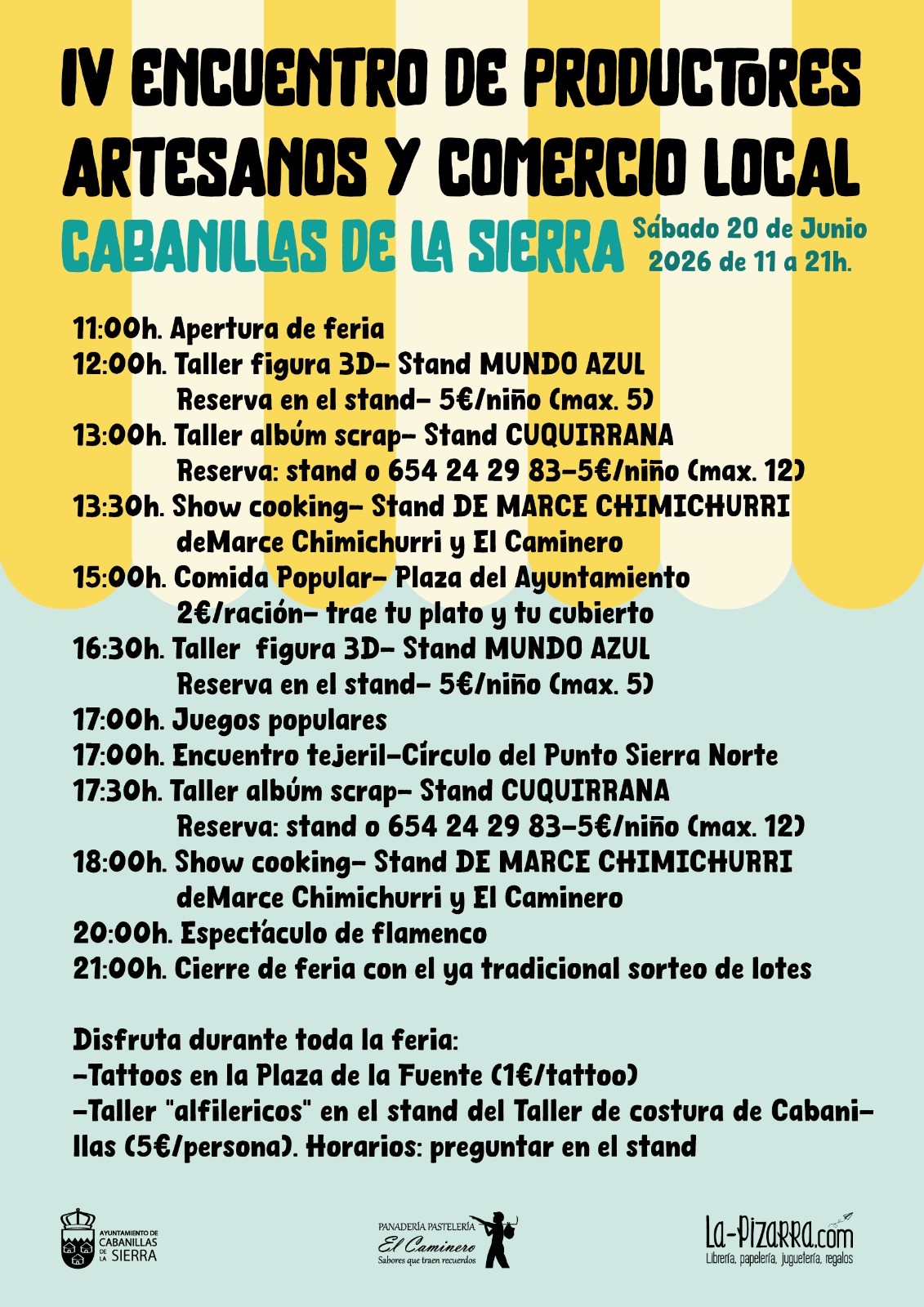 IV encuentro productores y artesanos Cabanillas junio 2026