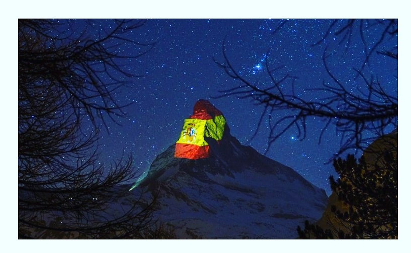 Monte Suiza Bandera España