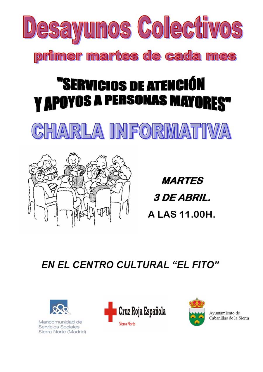 CHARLA ATENCION A MAYORES CABANILLAS