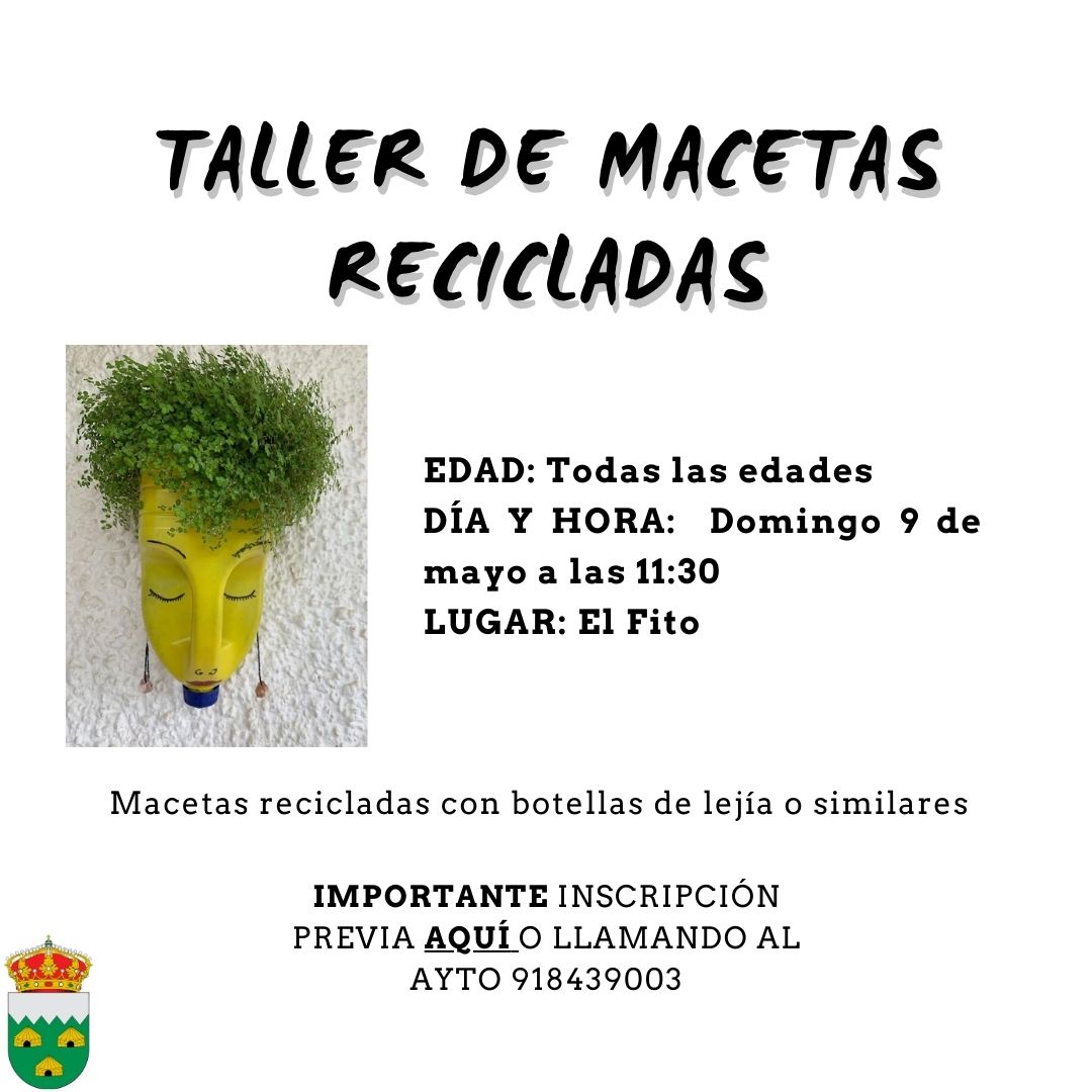 taller macetas recicladas