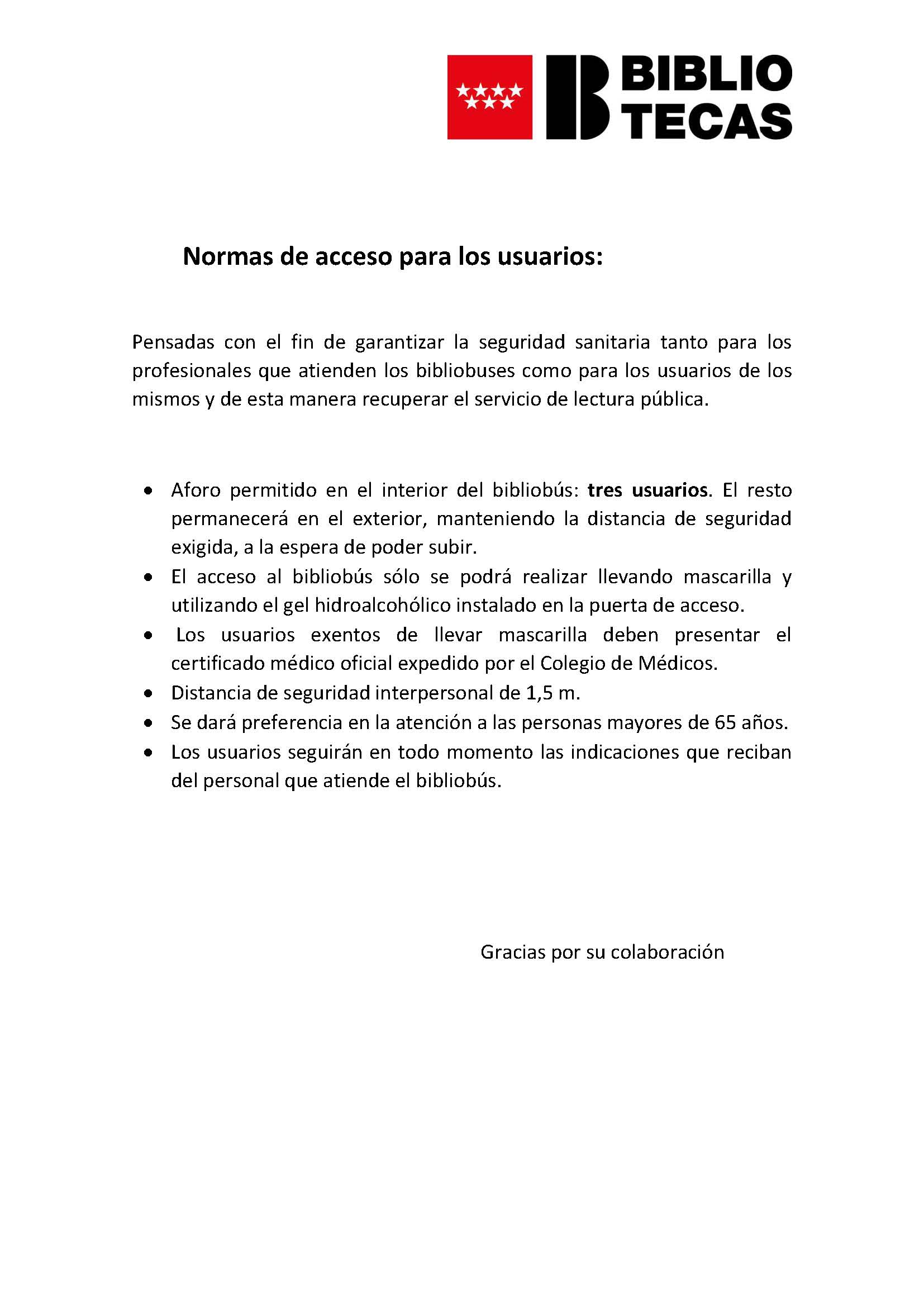 NORMAS DE ACCESO