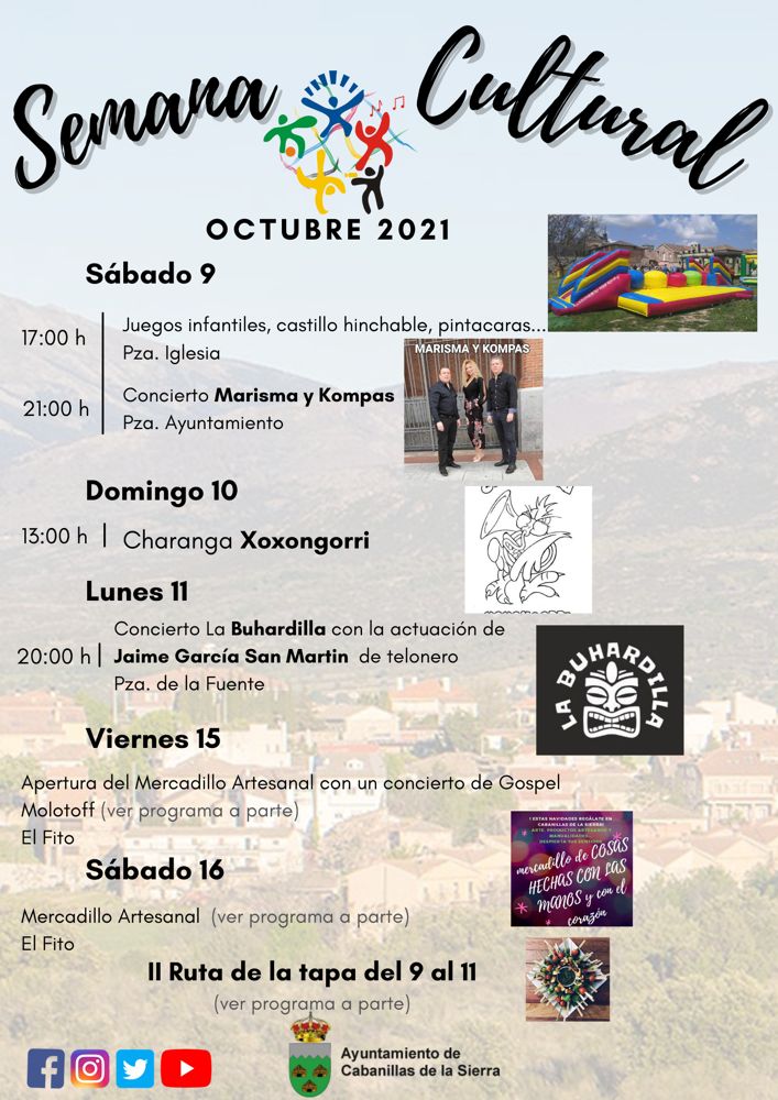 Semana cultural Cabanillas 09 16 oct 2021