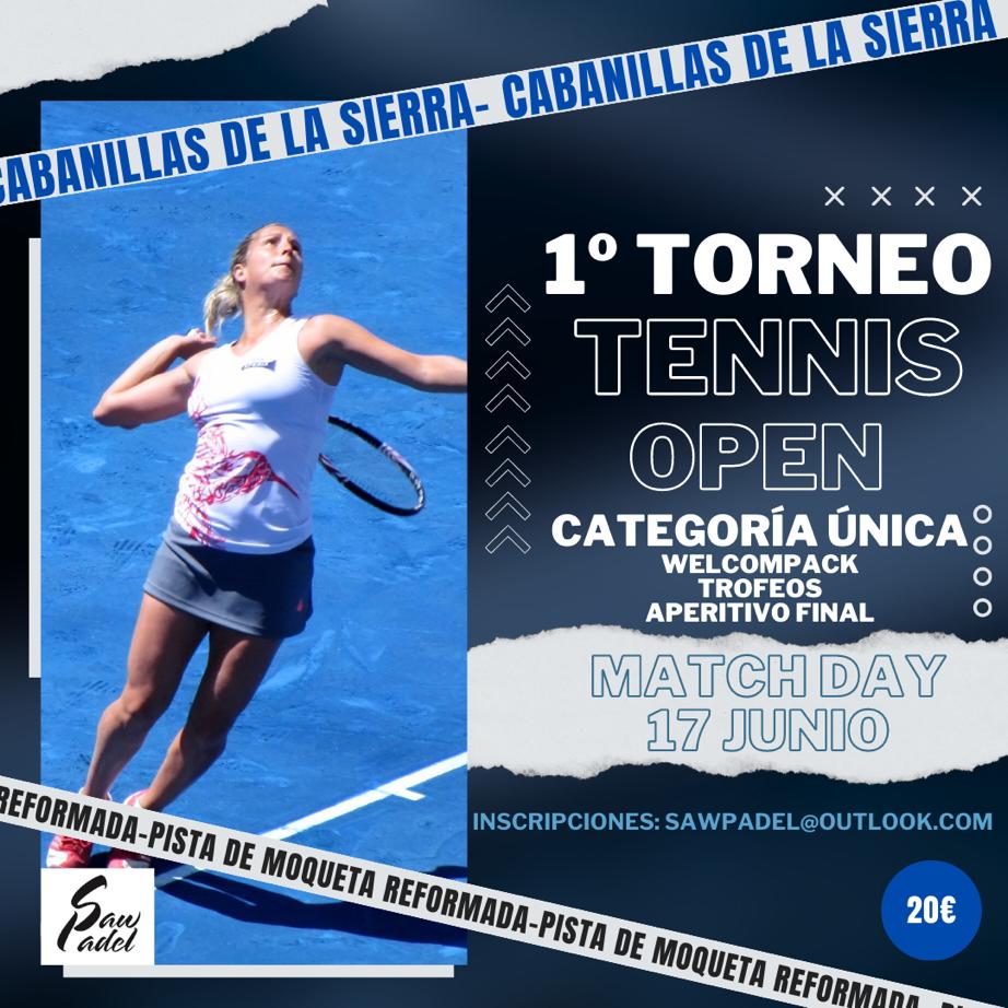 CARTEL TORNEO TENIS