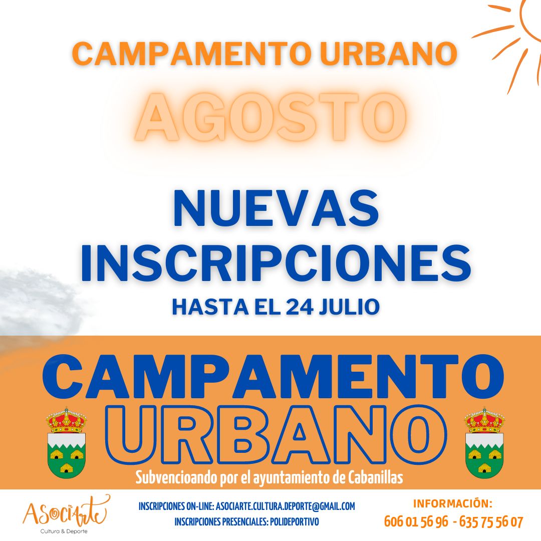 INSCRIPCIONES AGOSTO