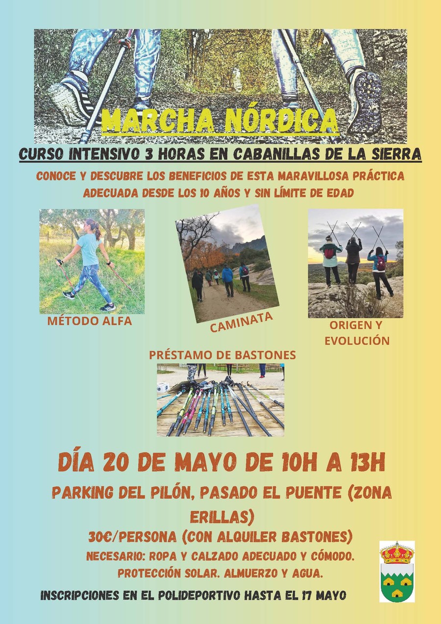 MARCHA NÓRDICA CURSO INTENSIVO 3 HORAS