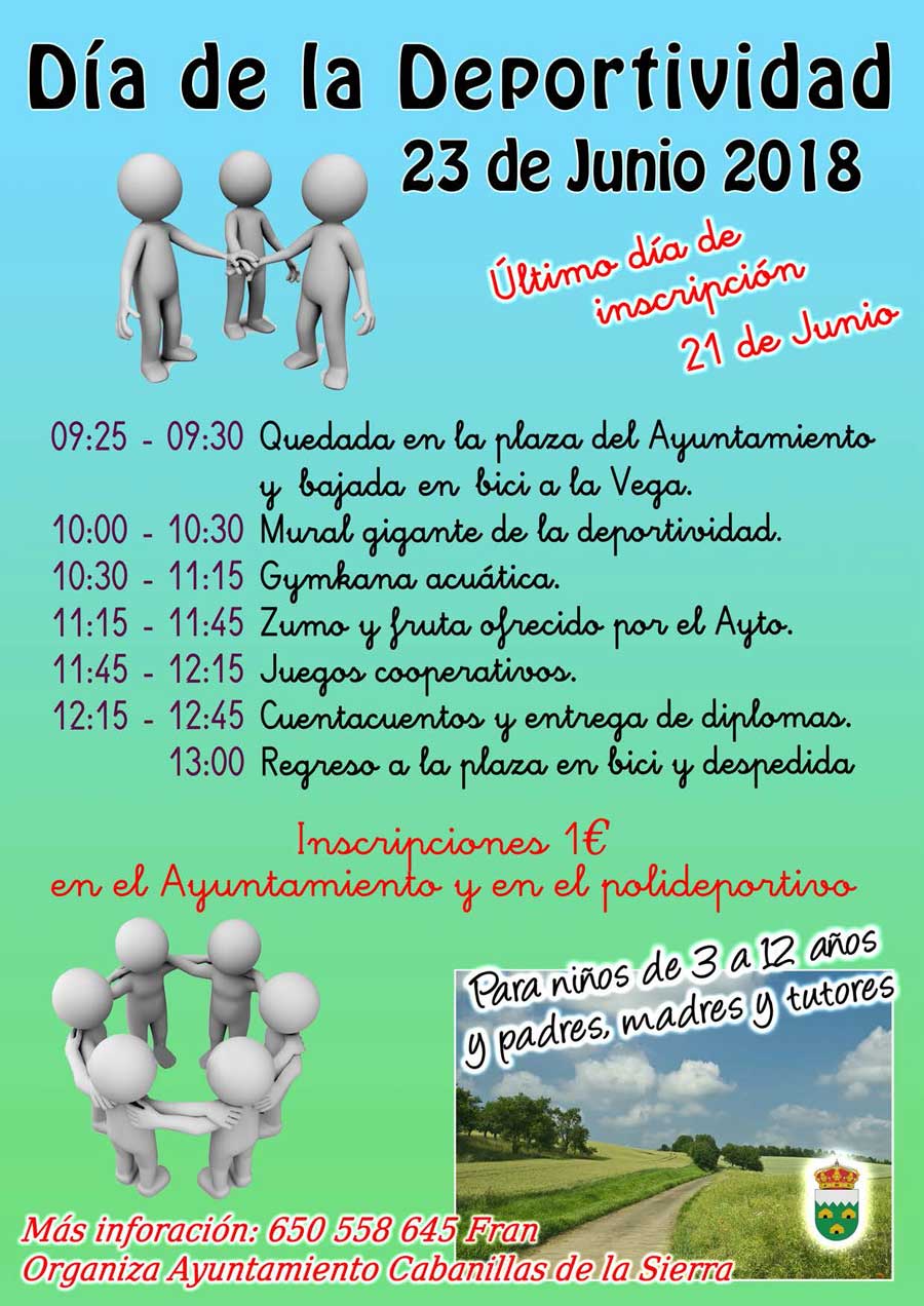 dia de la deportividad 2018 menores