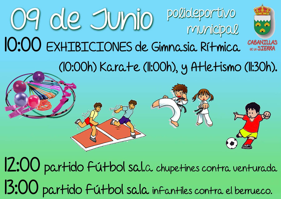 exhibiciones deportes junio 2018