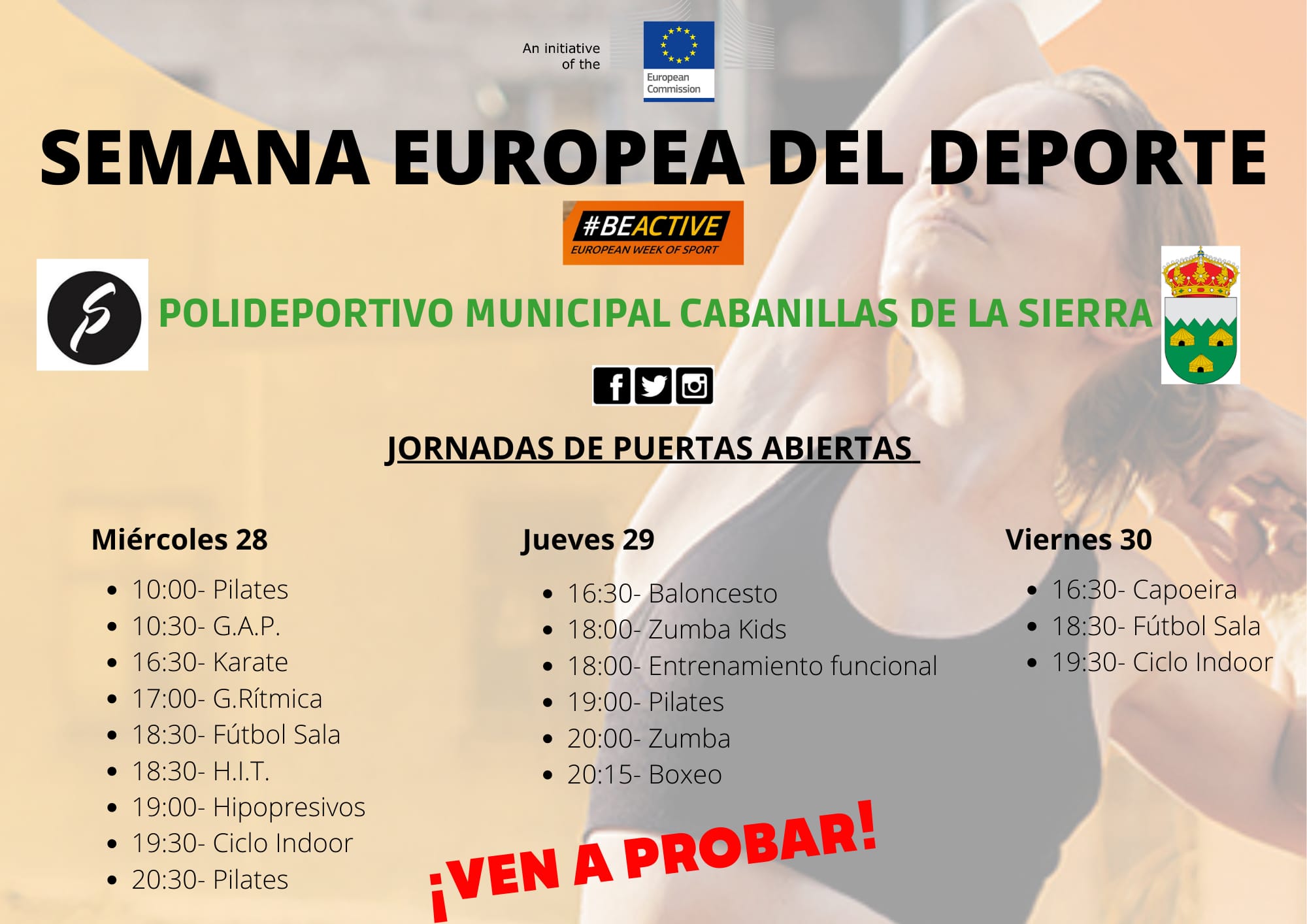 semana europea del deporte en Cabanillas