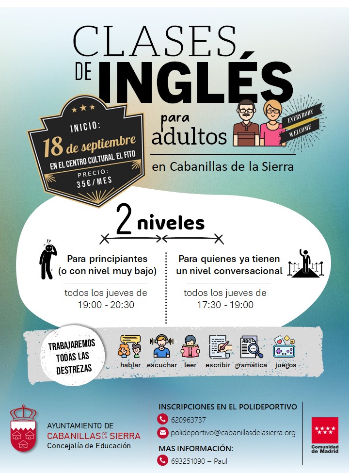 Ingles para adultos Cabanillas 2025 26