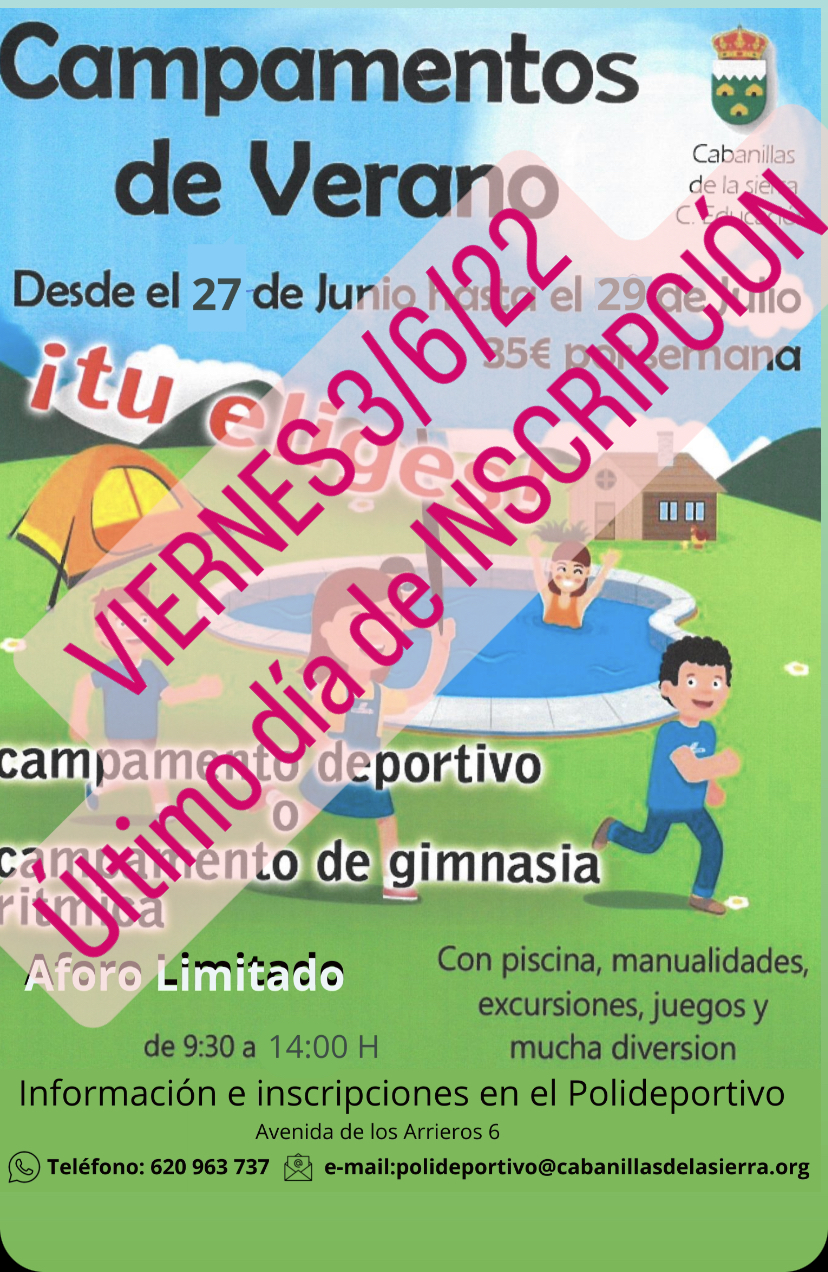 campamento verano 22