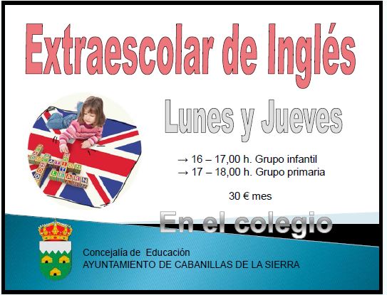 extraescolar ingles cabanillas