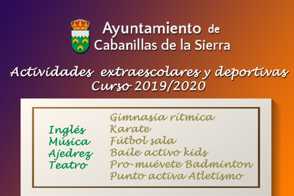 extraescolares 2018 2019