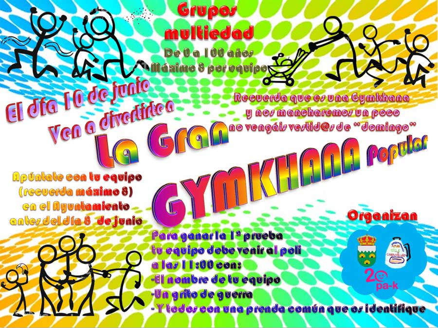 CARTEL GYMKANA CABANILLAS 1