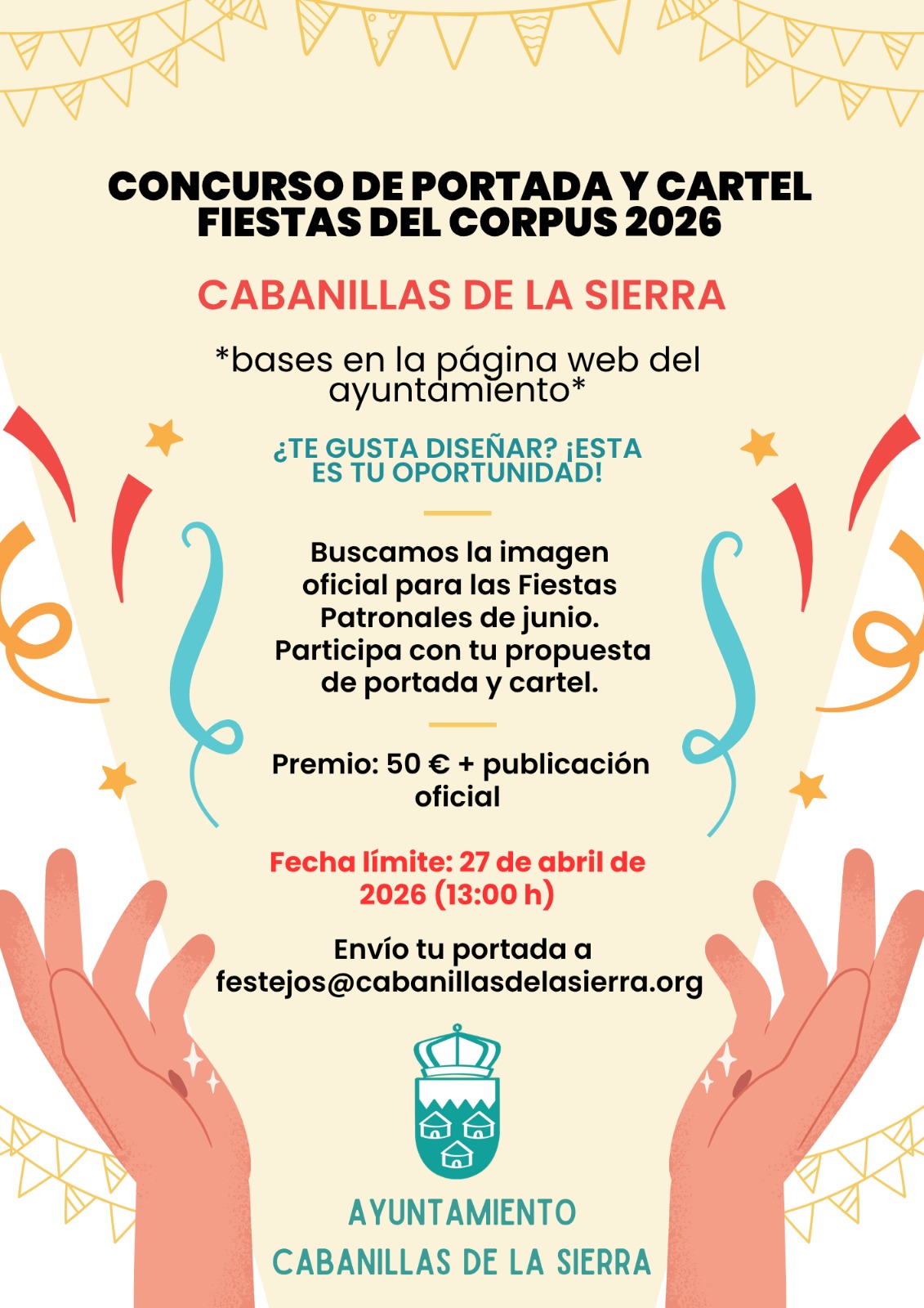 CONCURSO PORTADA Y CARTEL FIESTAS CORPUS 2026 CABANILLAS