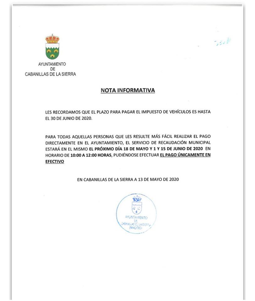 nota informativa IVTM