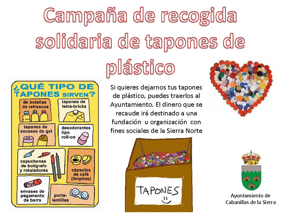 Recogida tapones solidaria