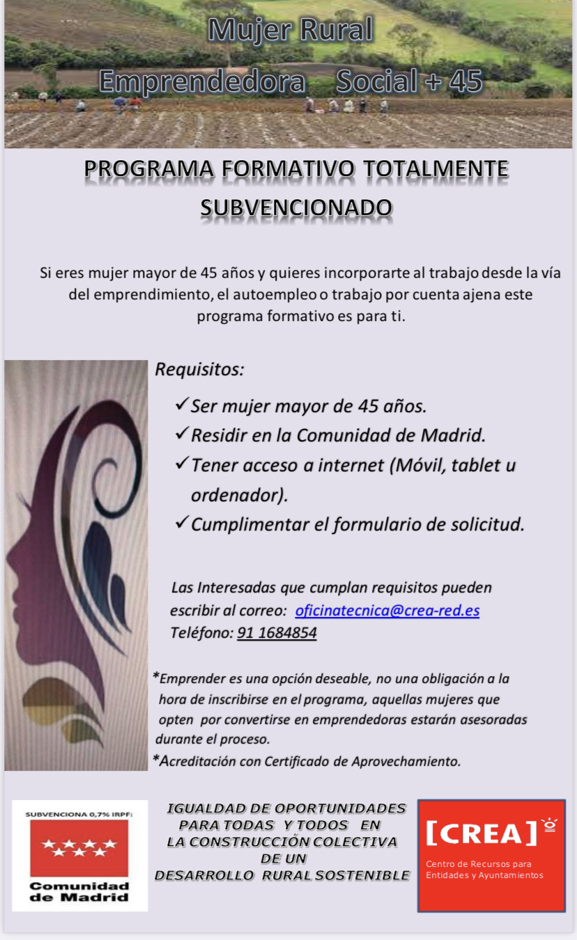 Mujer rural emprendedora 2021