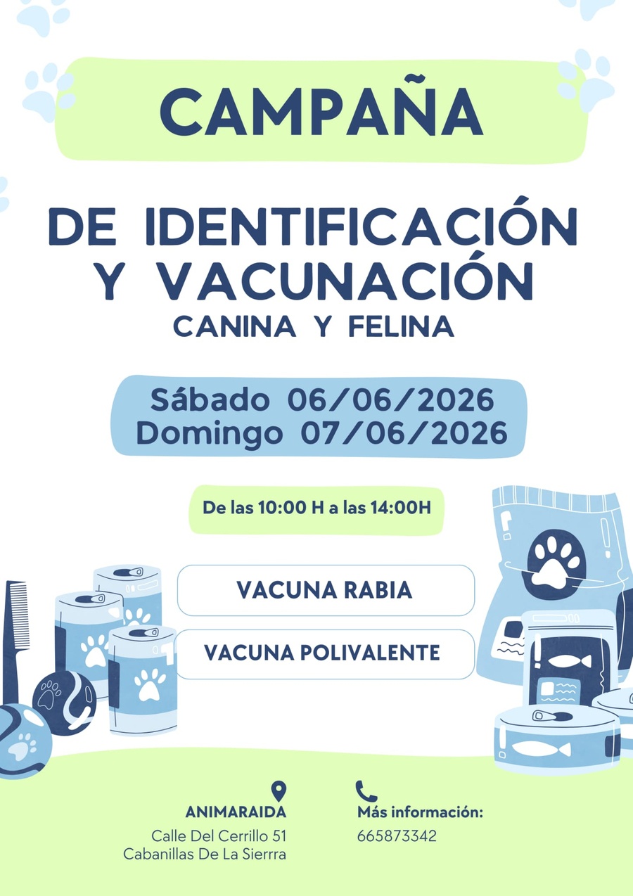 Campaña identificación y vacunación Cabanillas 2026