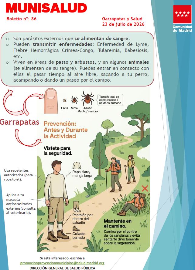 MUNISALUD. Garrapatas y salud