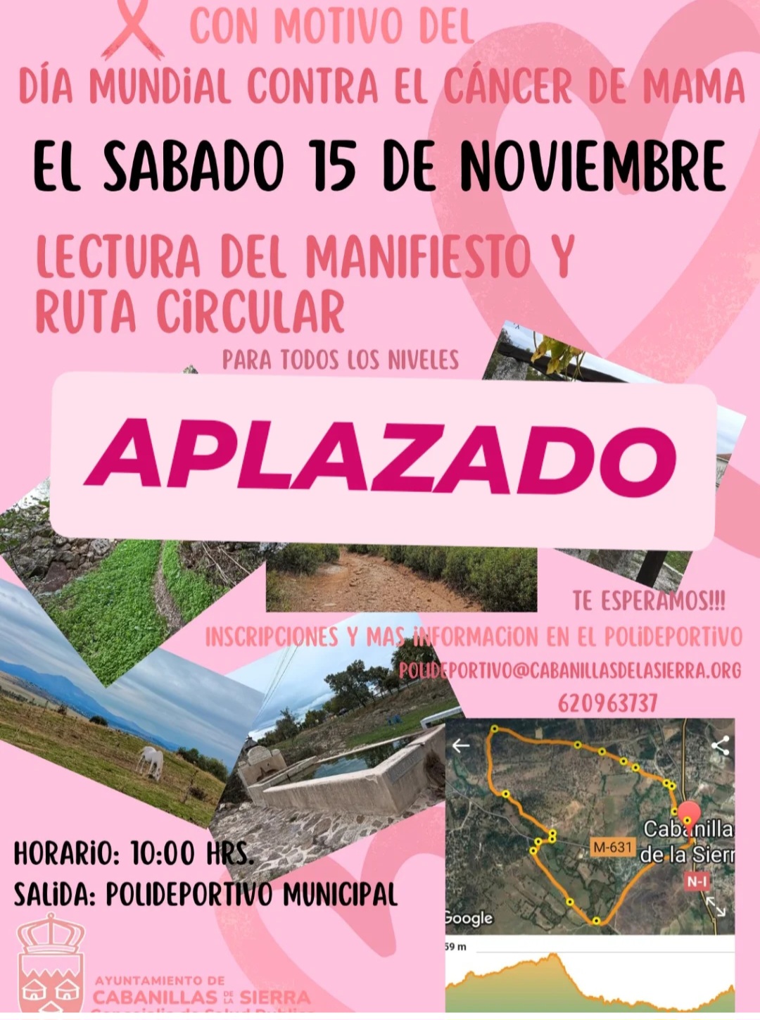 Marcha saludable contra el cáncer de mama