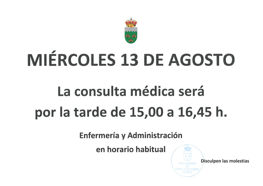 consulta medica 13 ago 25