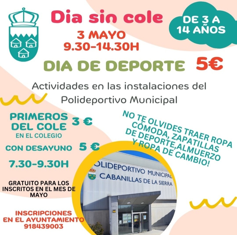 Dia_sin_cole_3_mayo_2024_Cabanillas_de_la_Sierra